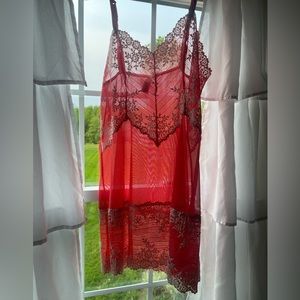 Wacoal Coral silky Lingerie vintage slip dress